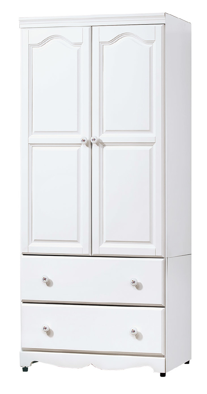 愛麗絲白色3x6尺衣櫥