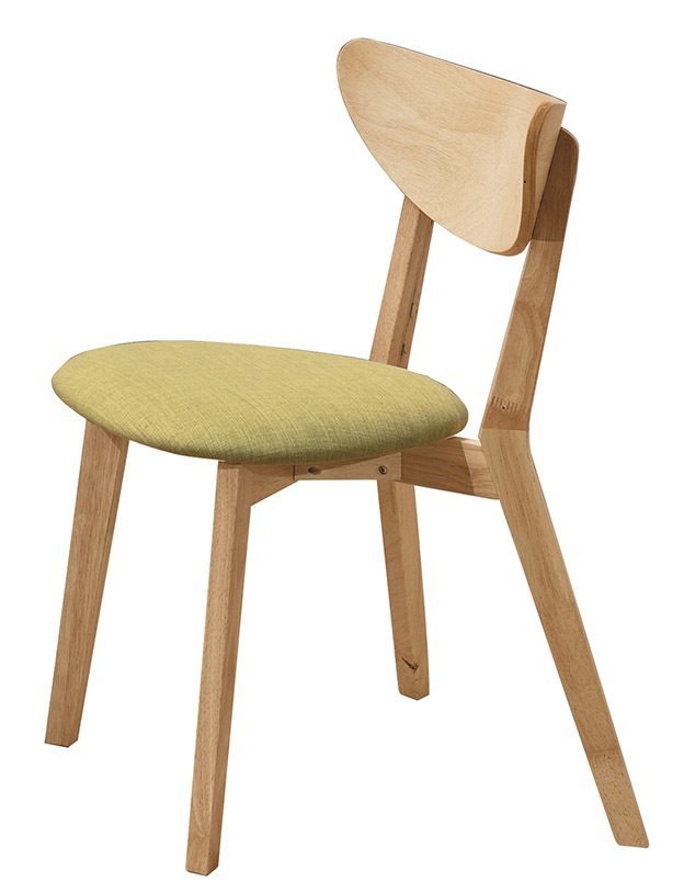 馬可本色綠布餐椅