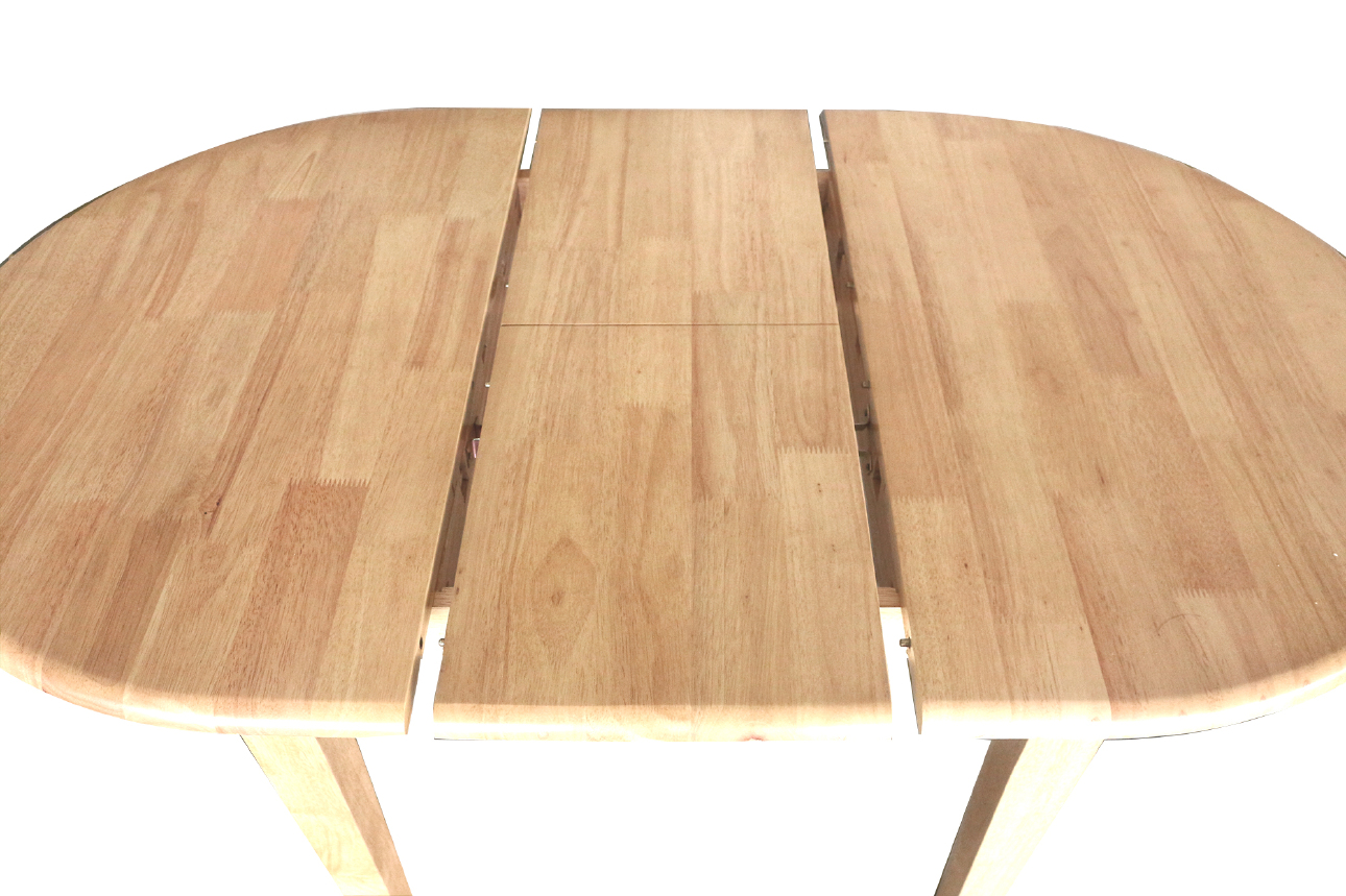 塔帕斯4.5 尺原木伸縮橢圓餐桌