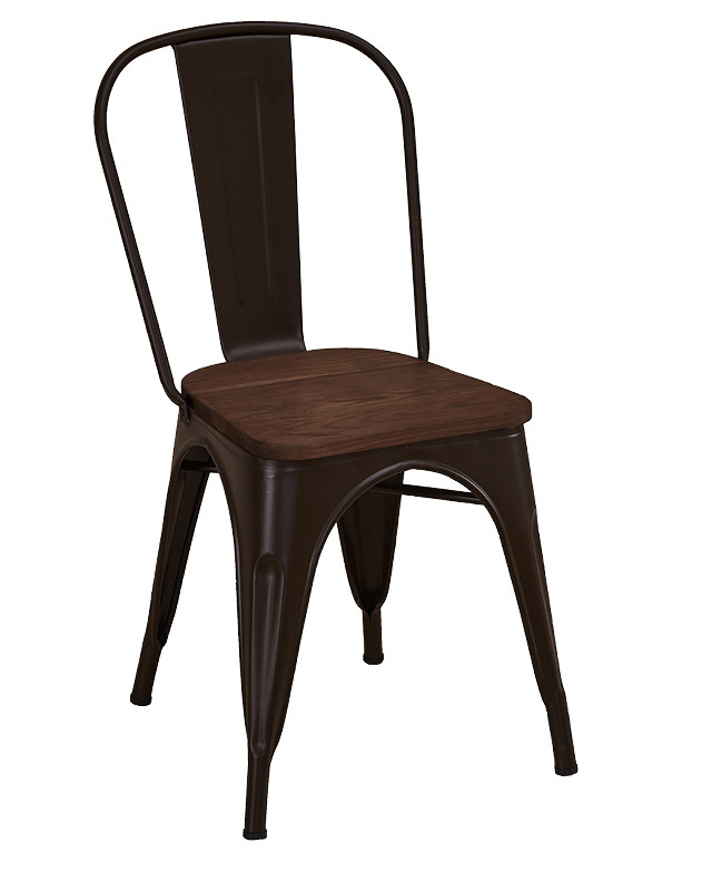 強尼咖啡色木面餐椅