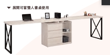 里斯特5.8尺多功能組合書桌(全組)