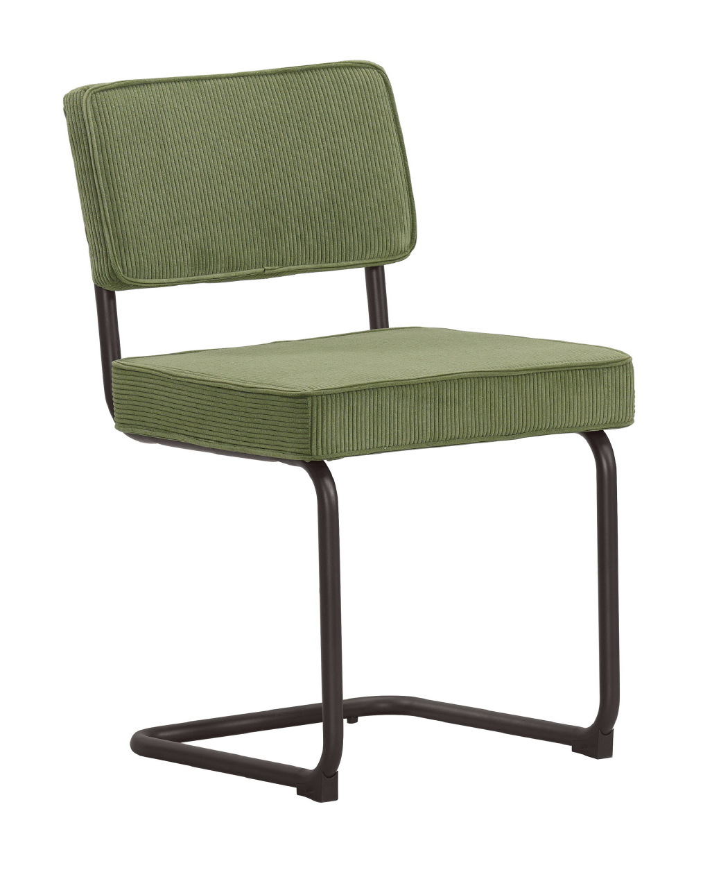 凱琳餐椅(綠色布)(五金腳)